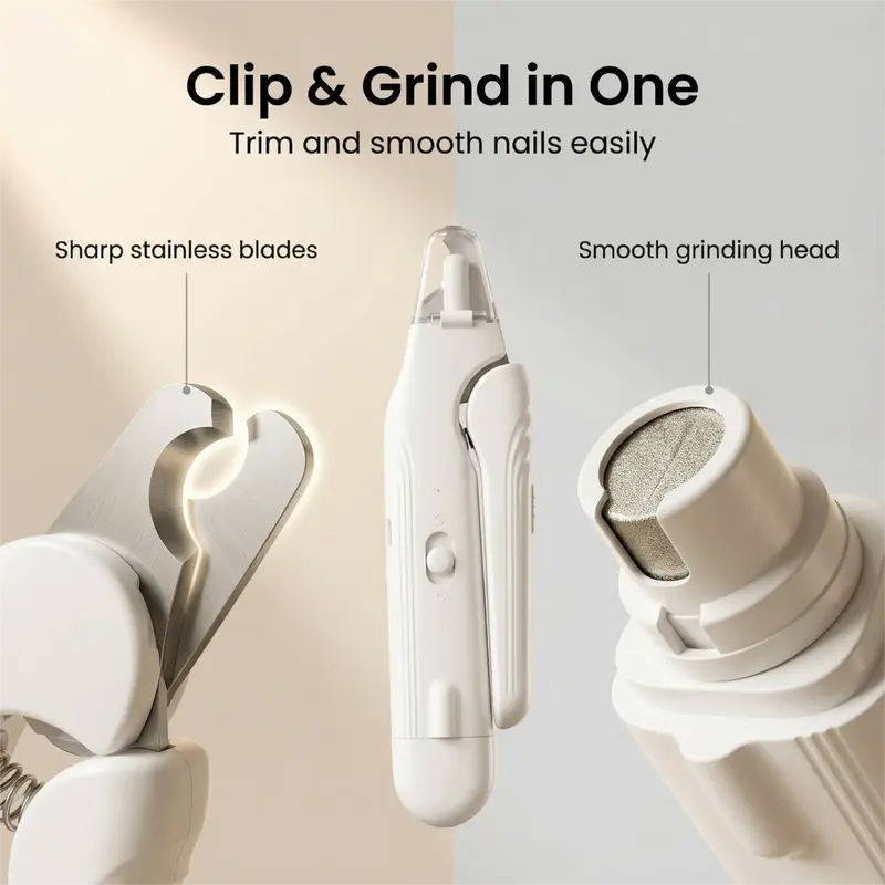 PawPerfect™ 3-in-1 LED Nail Grooming System— Limited Edition